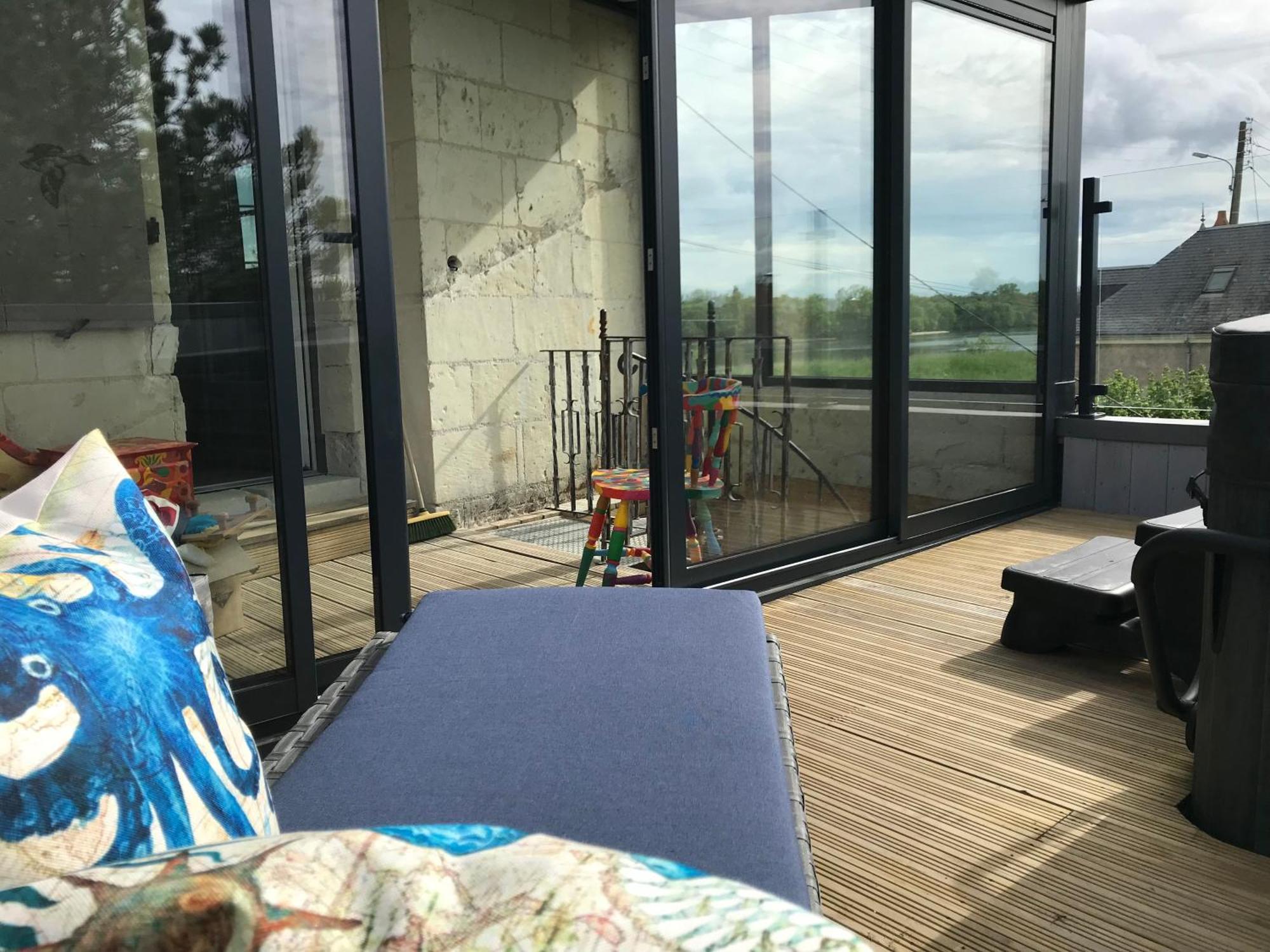 Jacuzzi Et Vue Sur Loire - Maison D'Hotes L'Odyssee La Chapelle-sur-Loire エクステリア 写真